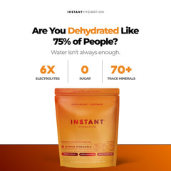 Instant Hydration sobre en mano listo para mezclar, conveniencia de viaje
