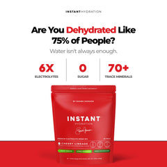 Instant Hydration sobre individual listo para llevar y mezclar fácilmente