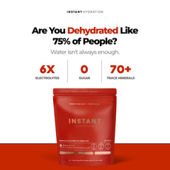 Instant Hydration textura del polvo en cucharada, fácil disolución y mezcla rápida