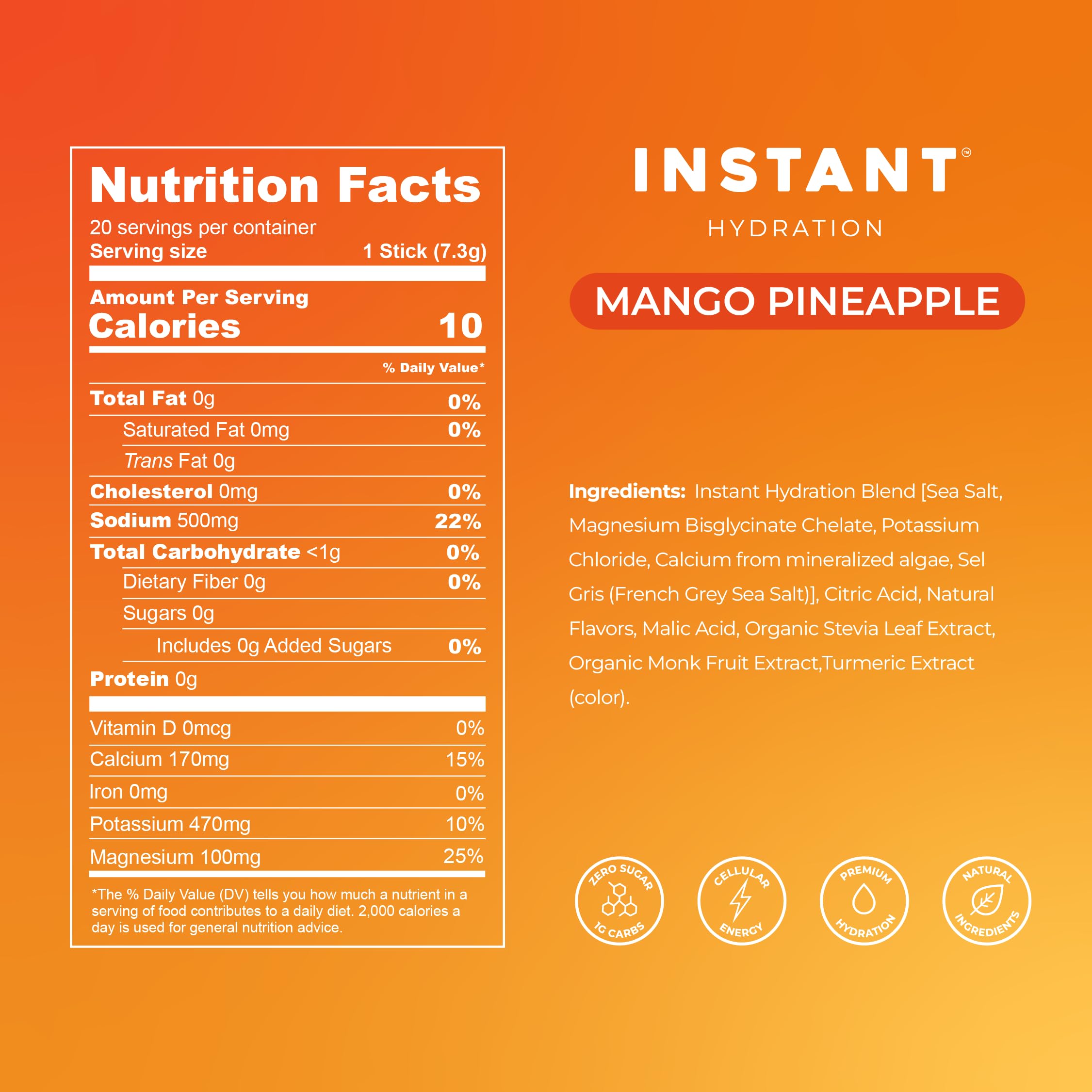 Instant Hydration usado en una sesión de gimnasio para reponer electrolitos