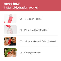 Instant Hydration uso en gimnasio tras entrenamiento para soporte muscular