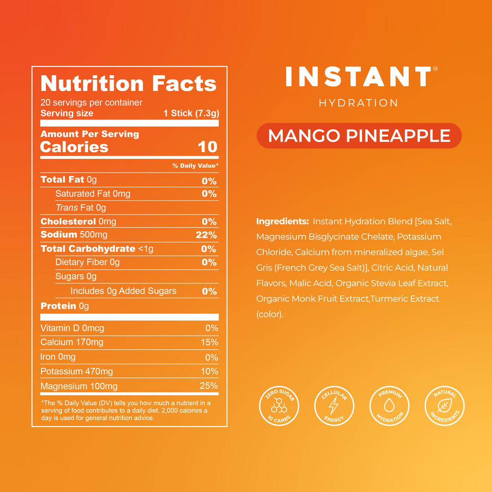 Instant Hydration usado en una sesión de gimnasio para reponer electrolitos