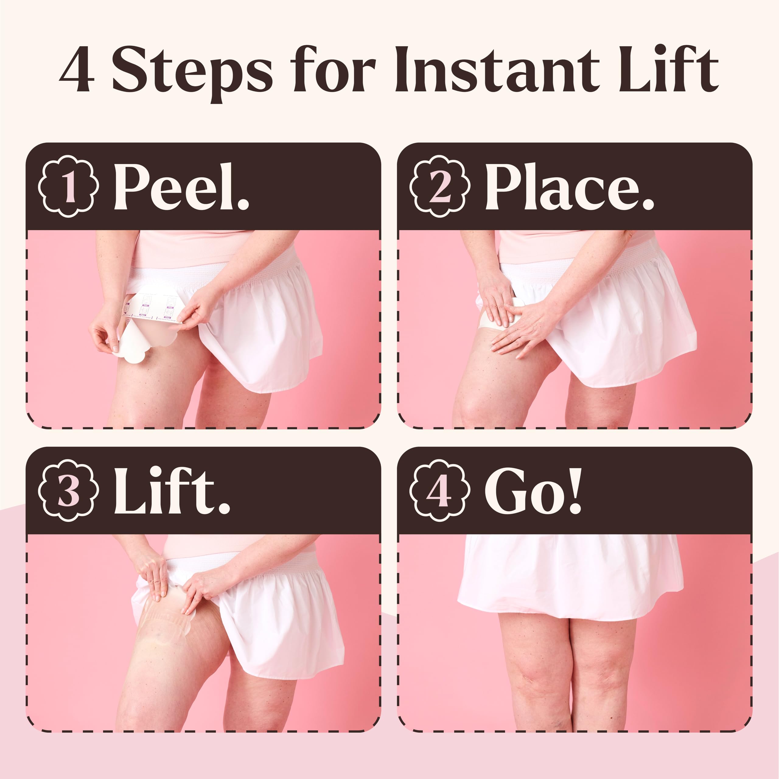 Instant Lifts Skinnies invisible bajo vestido, aspecto natural y discreto
