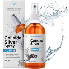 Institut Katharos frasco frontal del colloidal silver 40 PPM para aplicación precisa