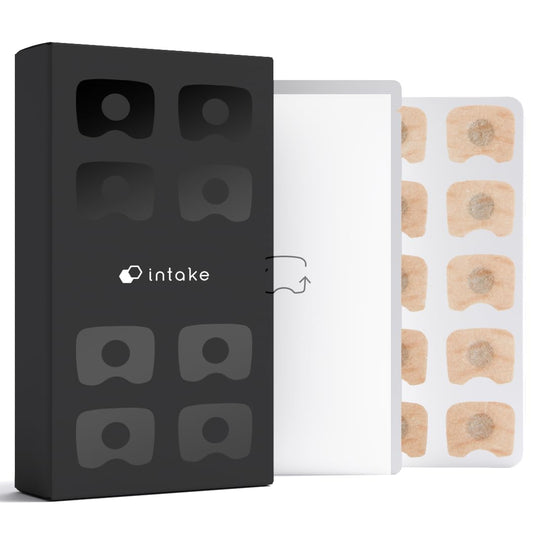 Intake paquete frontal mostrando 90 pares y beneficio de suministro prolongado