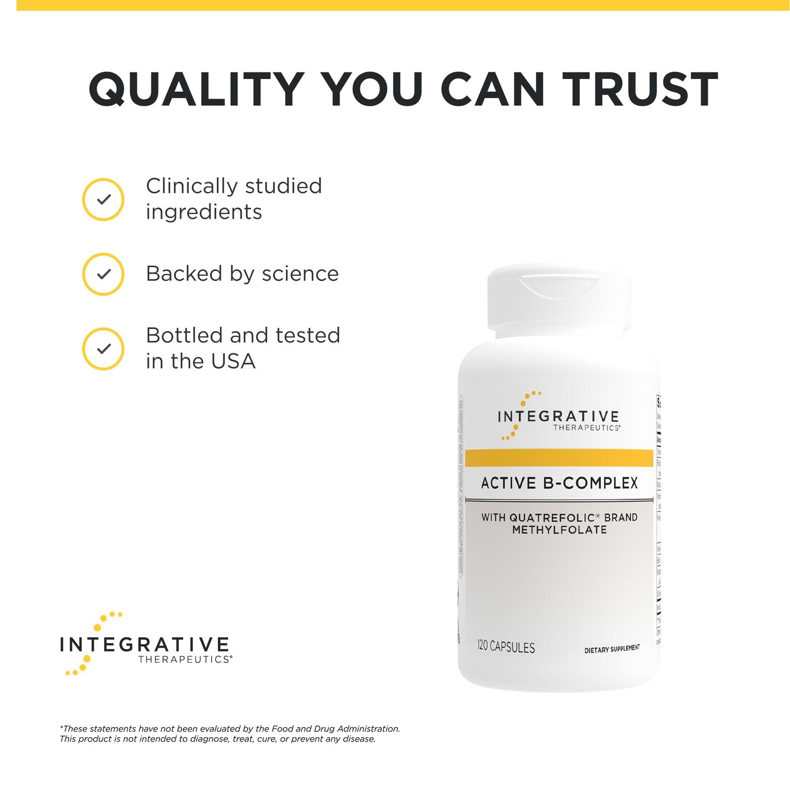 Integrative Therapeutics frasco en mesa de desayuno como complemento matinal