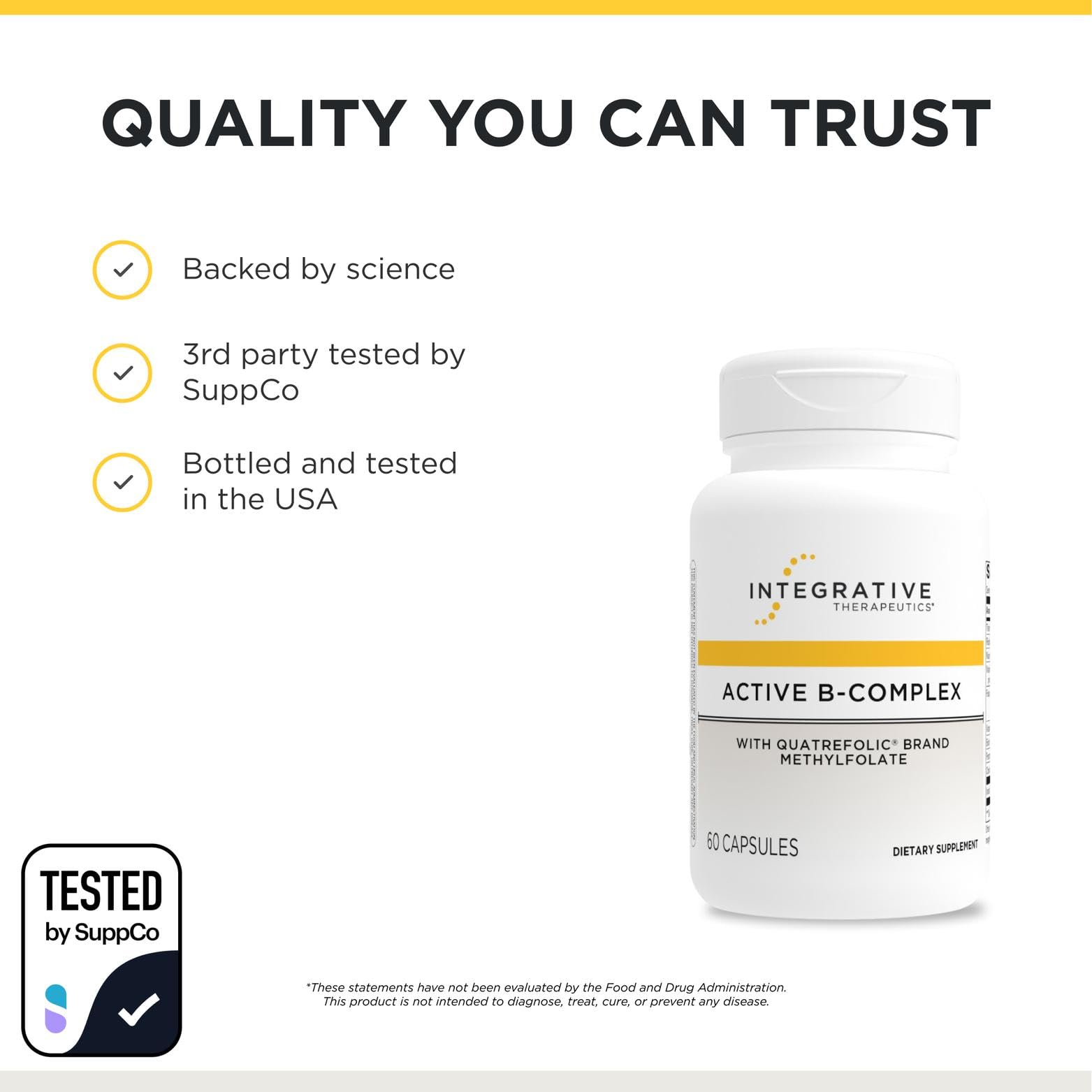 Integrative Therapeutics producto en cocina con frutas indicando uso diario saludable