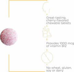 Integrative Therapeutics textura de la tableta enfatizando sabor y disolución rápida