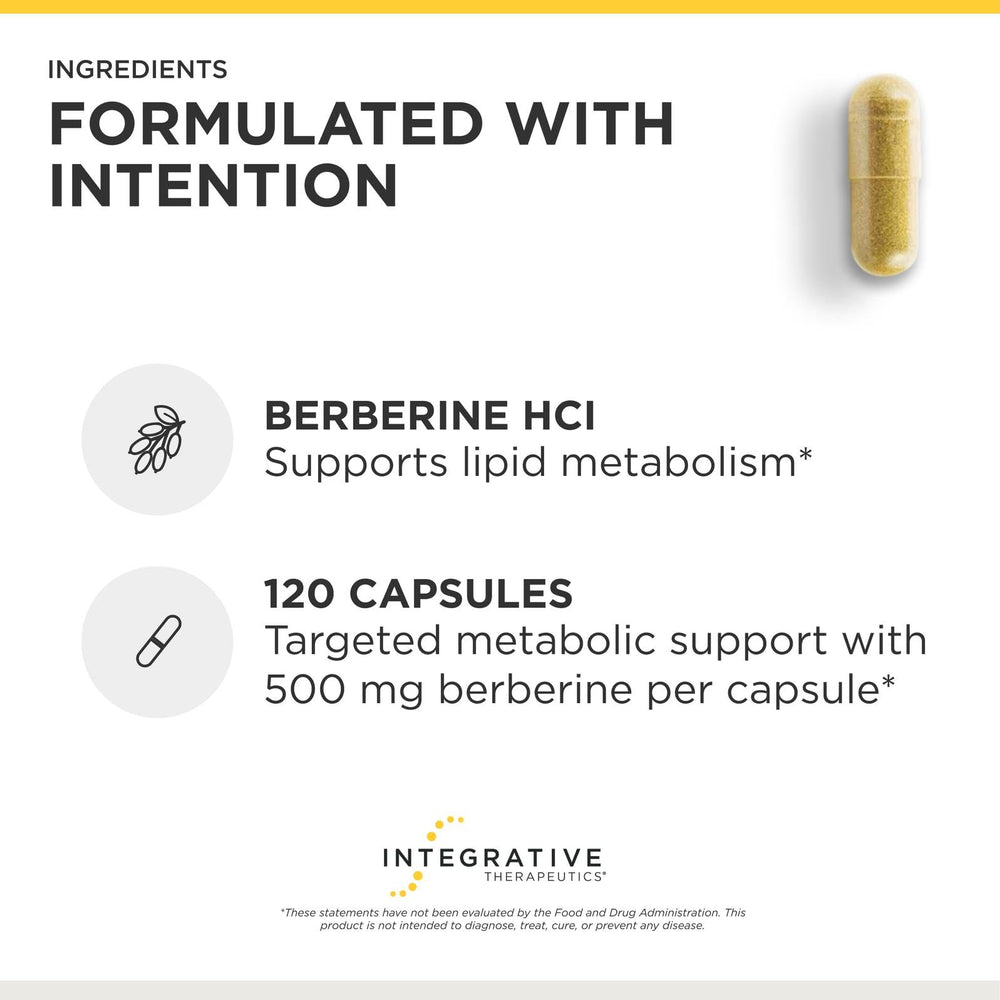 Integrative Therapeutics etiqueta nutricional legible mostrando ingredientes clave