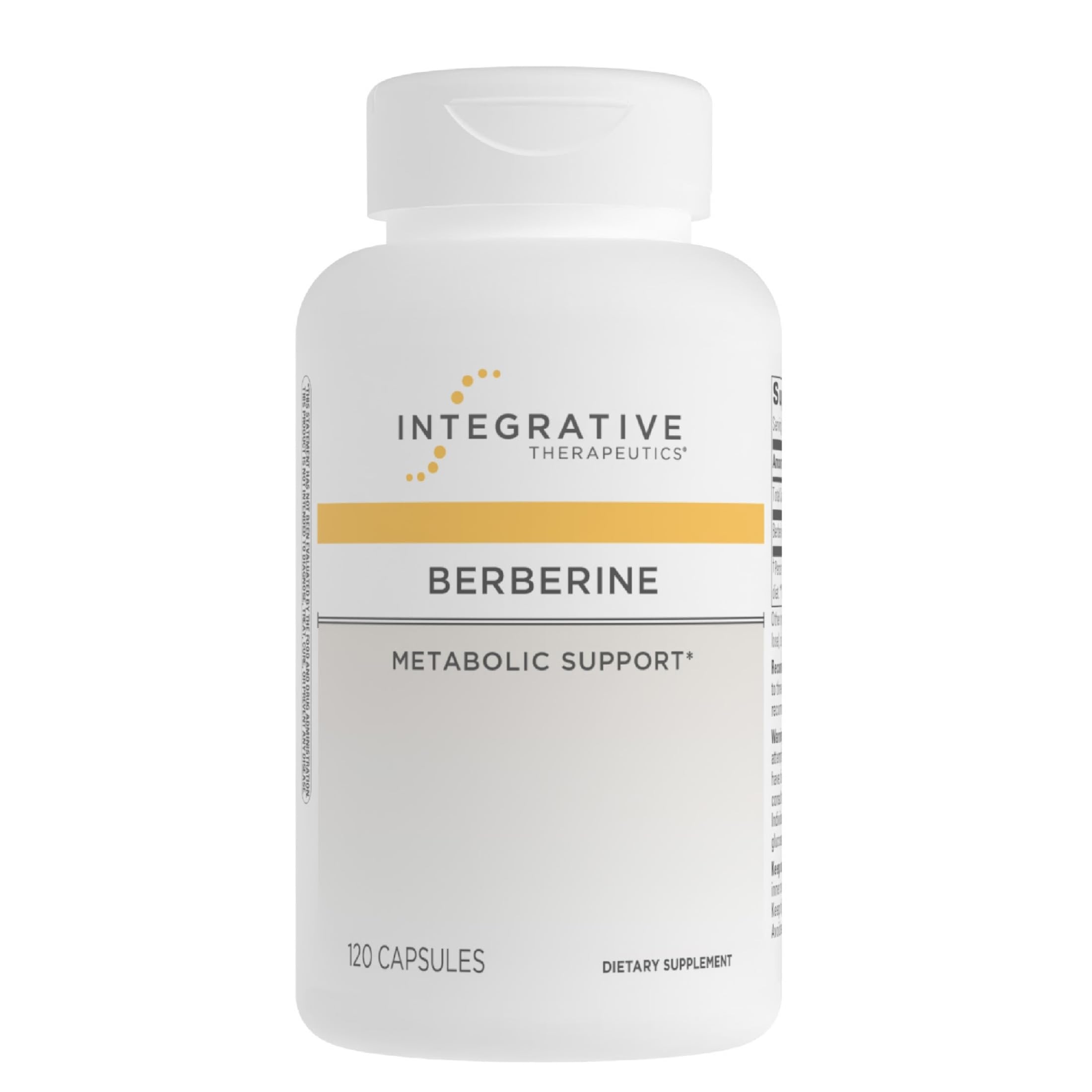 Integrative Therapeutics frasco frontal mostrando etiqueta clara y beneficios