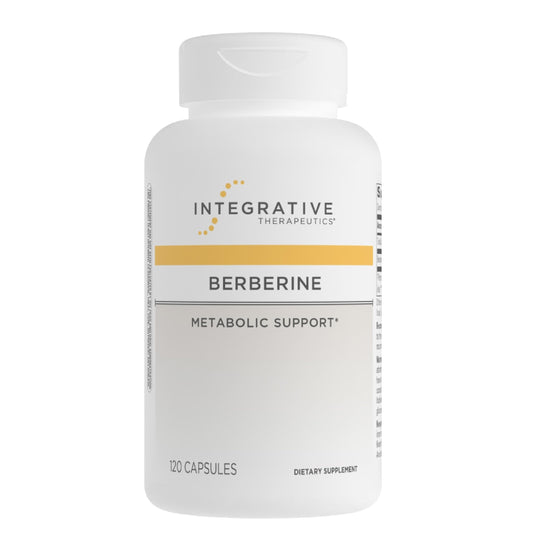 Integrative Therapeutics frasco frontal mostrando etiqueta clara y beneficios