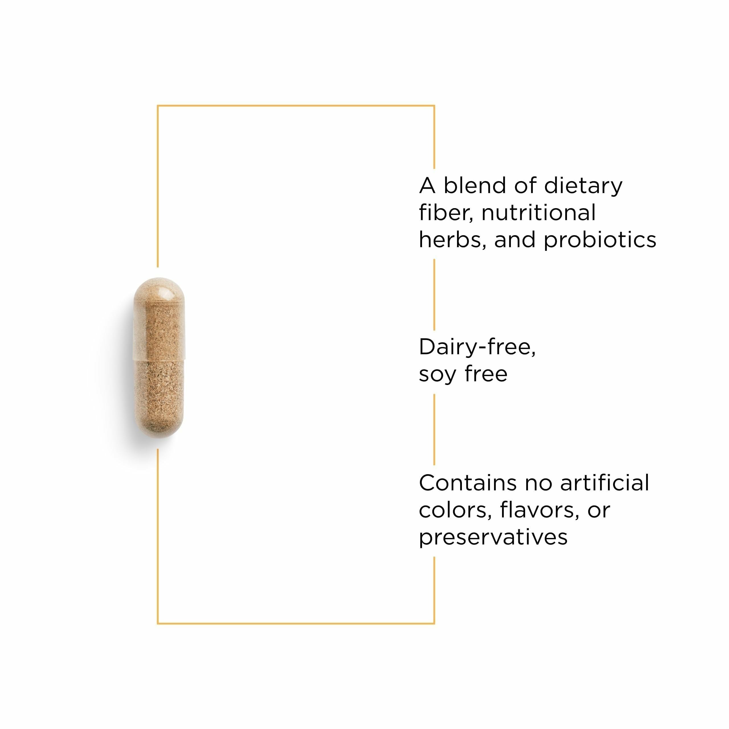 Integrative Therapeutics primer plano del polvo que muestra la textura natural