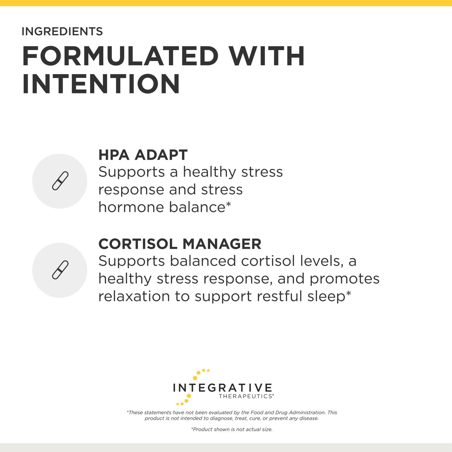 Integrative Therapeutics pack en mesa con folleto guía que facilita integración en rutina diaria