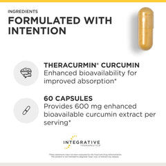Integrative Therapeutics cápsula en mano para comparar tamaño y comodidad