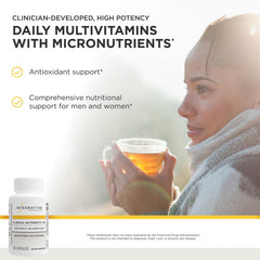Integrative Therapeutics vista lateral del envase, fácil identificación del producto