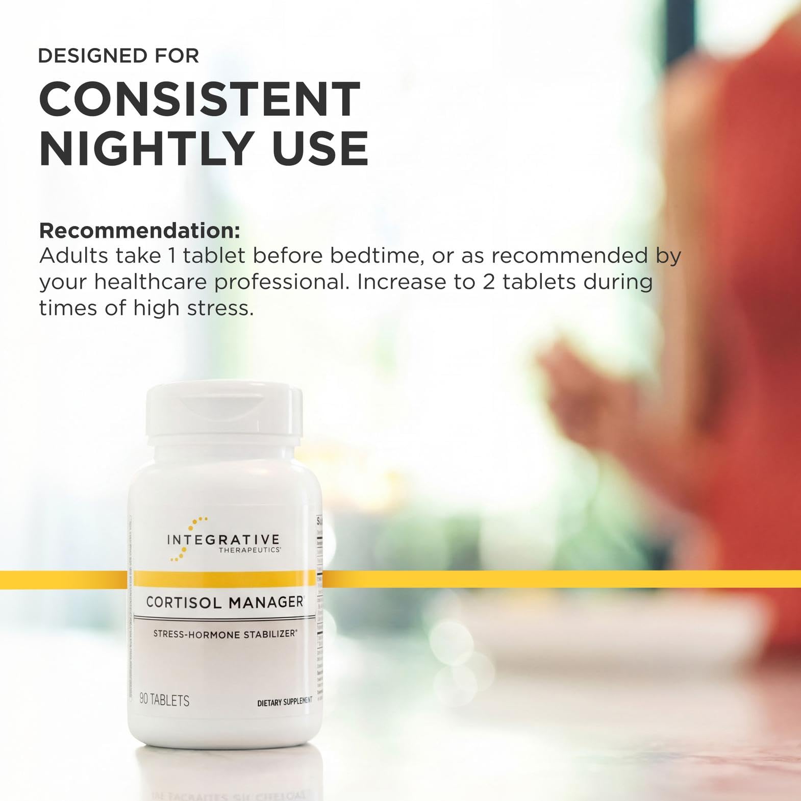 Integrative Therapeutics comparación de tamaño con monedas para escala