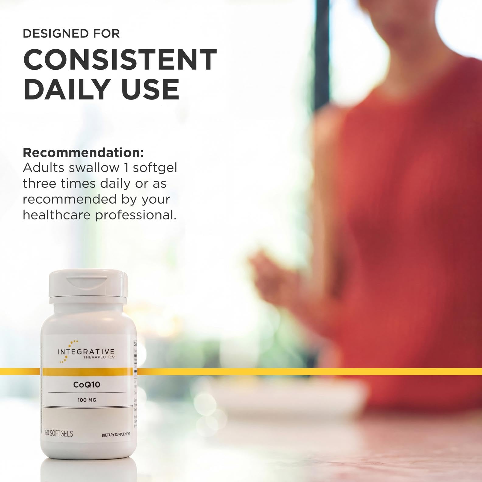 Lista de ingredientes de Integrative Therapeutics resaltando ausencia de alérgenos