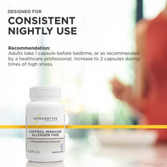 Integrative Therapeutics suplemento en rutina nocturna para apoyo al sueño