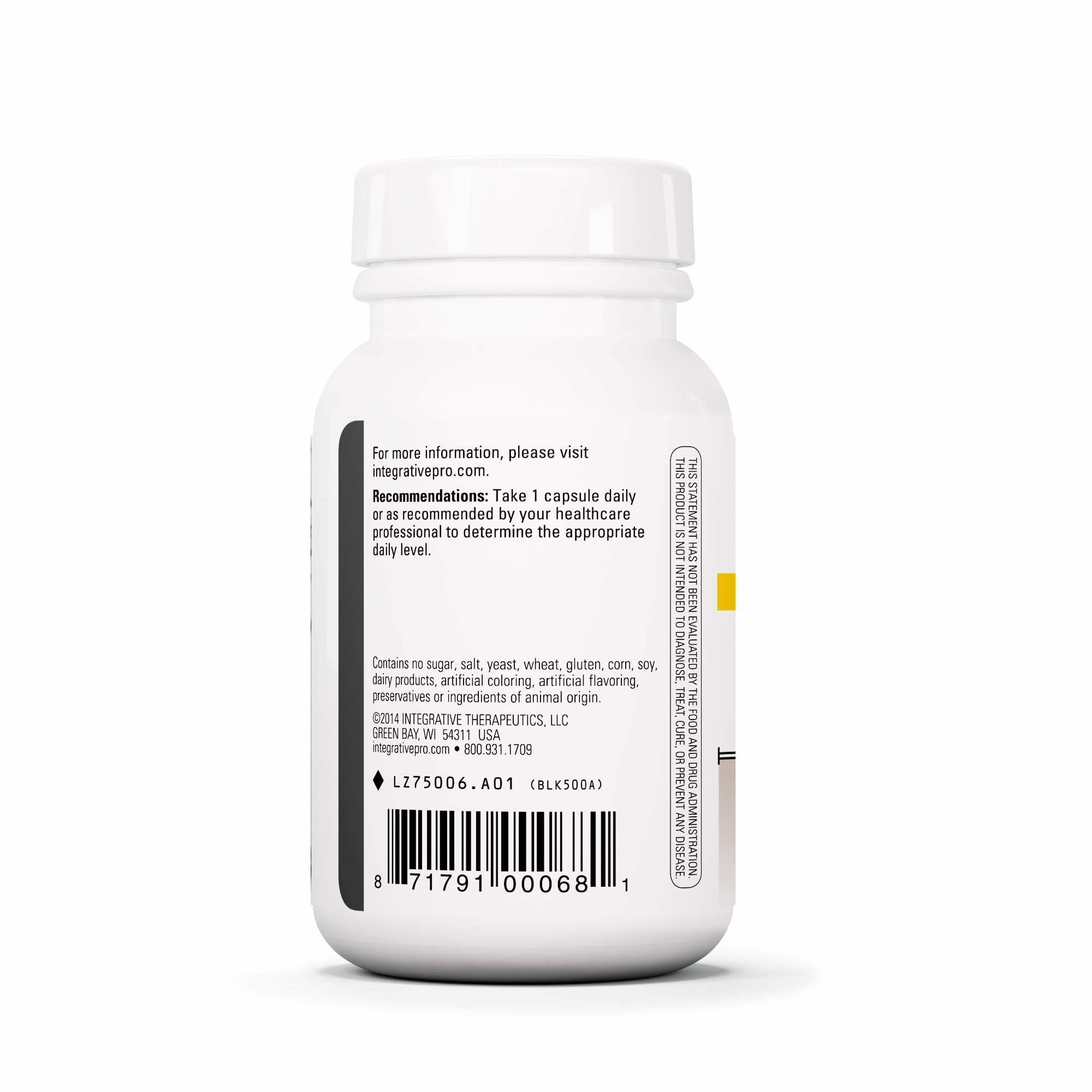 Integrative Therapeutics primer plano del polvo y textura para confianza