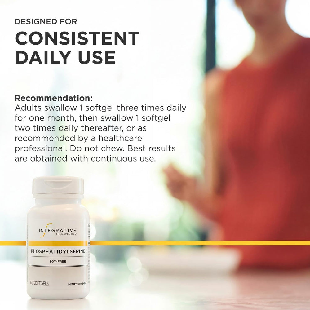 Integrative Therapeutics frasco sobre escritorio mostrando uso diario práctico