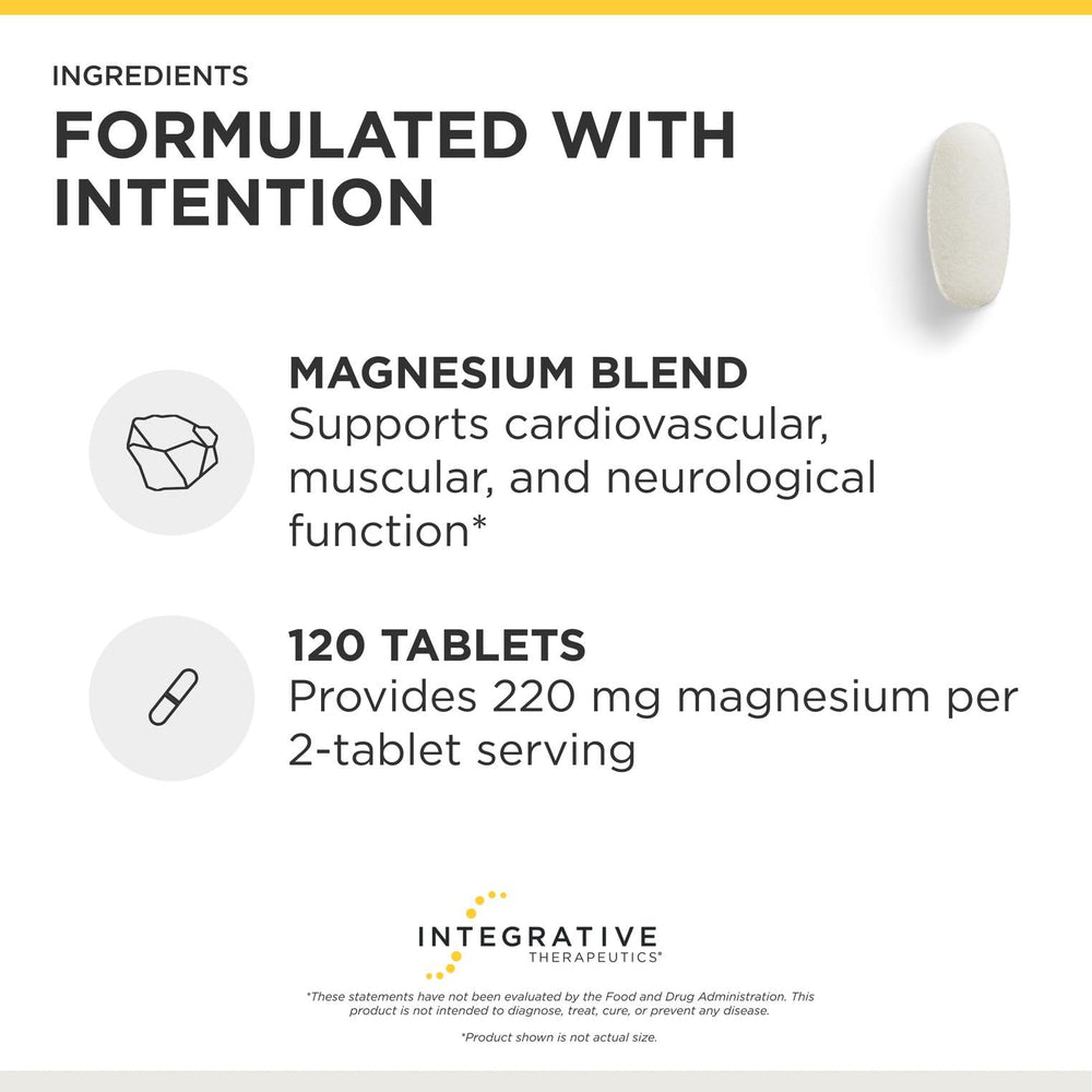 Integrative Therapeutics etiqueta nutricional detallada mostrando ingredientes clave