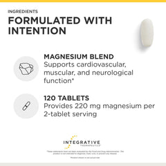 Integrative Therapeutics etiqueta nutricional detallada mostrando ingredientes clave