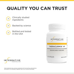 Integrative Therapeutics etiqueta con lista de ingredientes y calidad mostrada