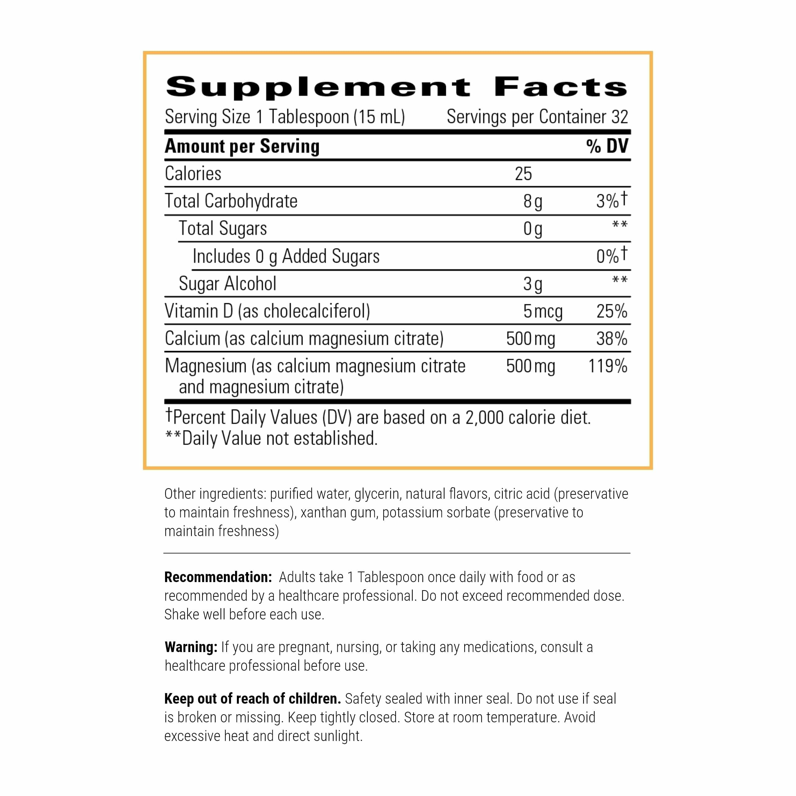Integrative Therapeutics etiqueta nutricional con información clara de ingredientes beneficiosos