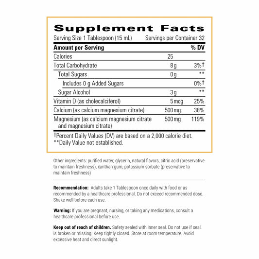 Integrative Therapeutics etiqueta nutricional con información clara de ingredientes beneficiosos