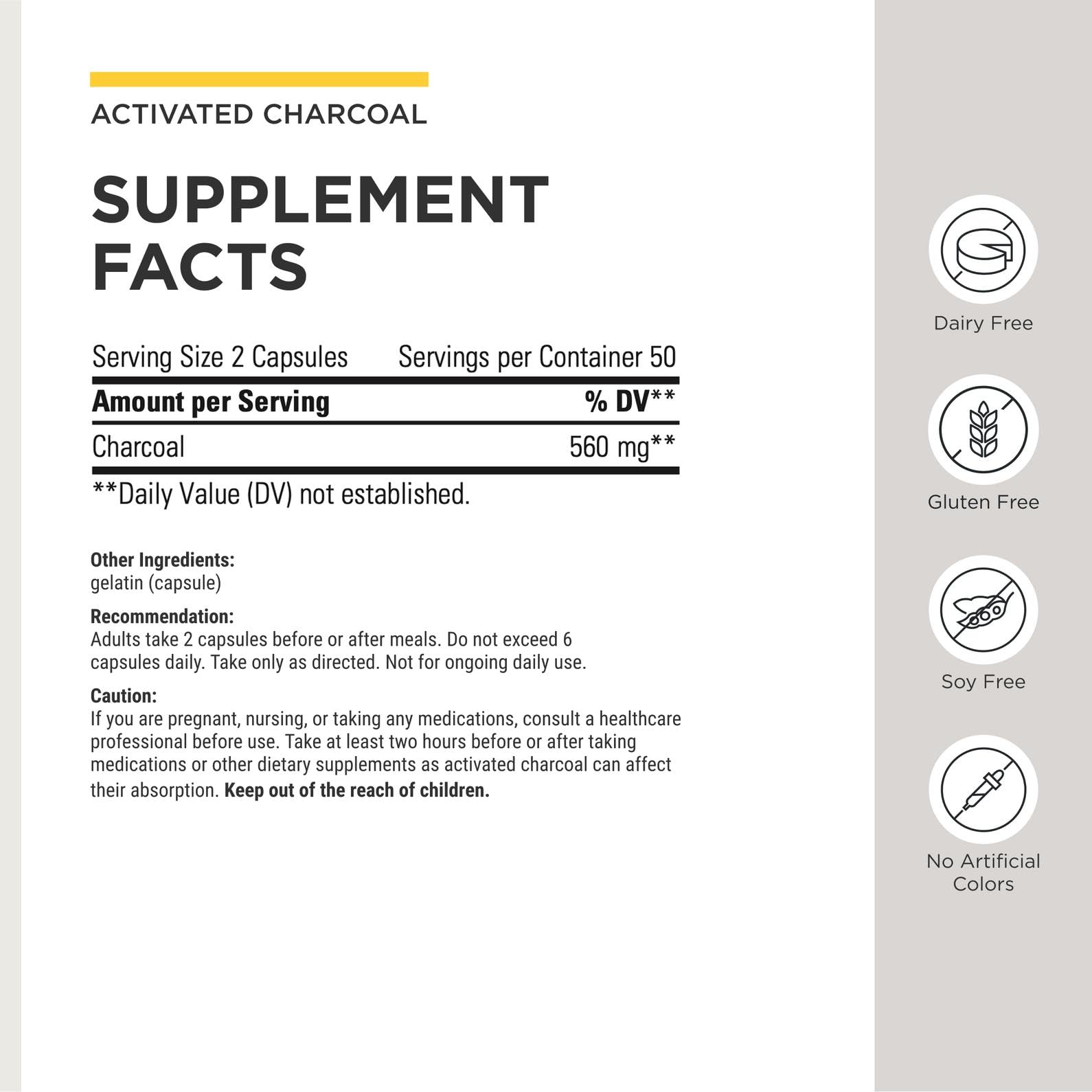 Integrative Therapeutics etiqueta nutricional legible, beneficio de transparencia y calidad