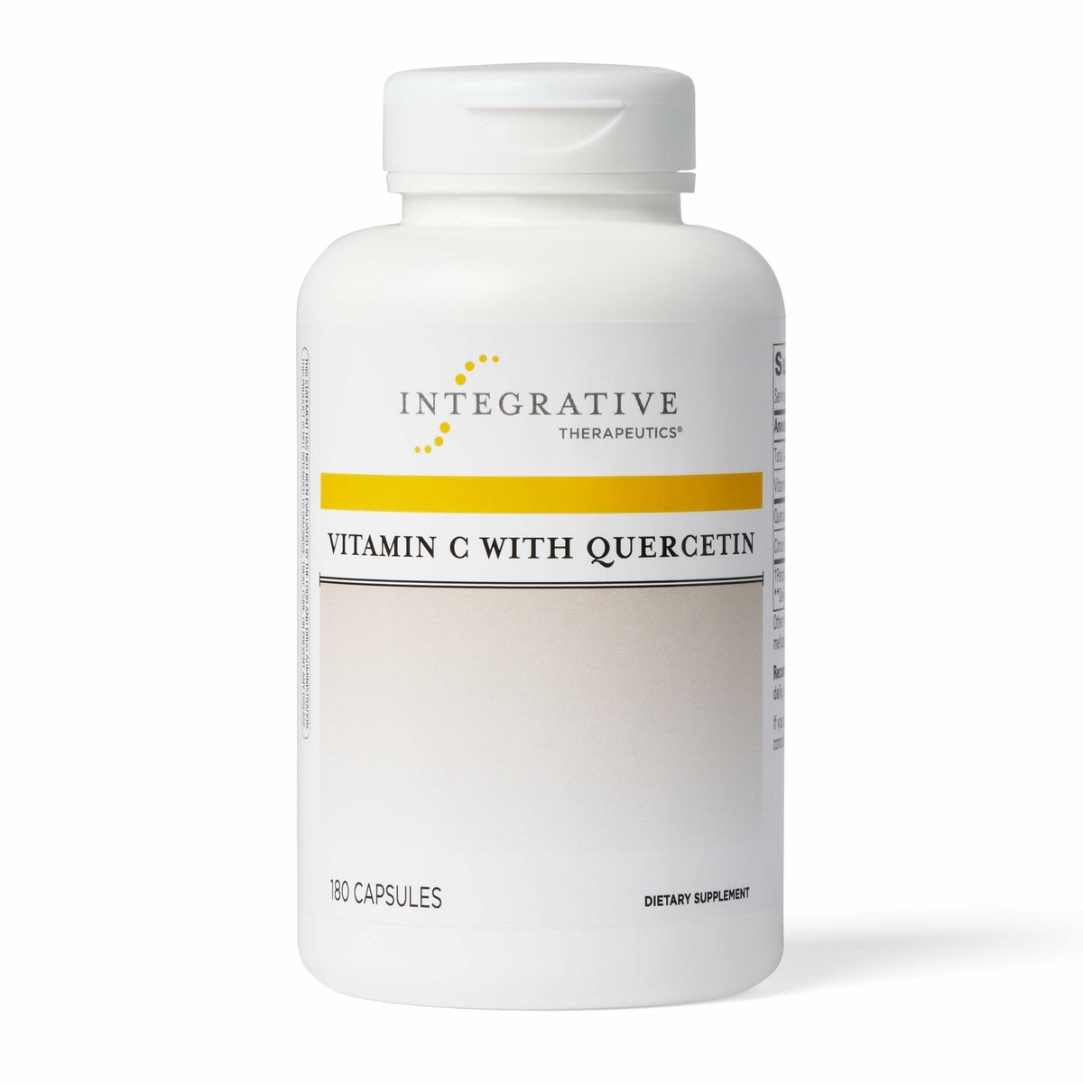 Integrative Therapeutics frasco frontal mostrando etiqueta clara y beneficios