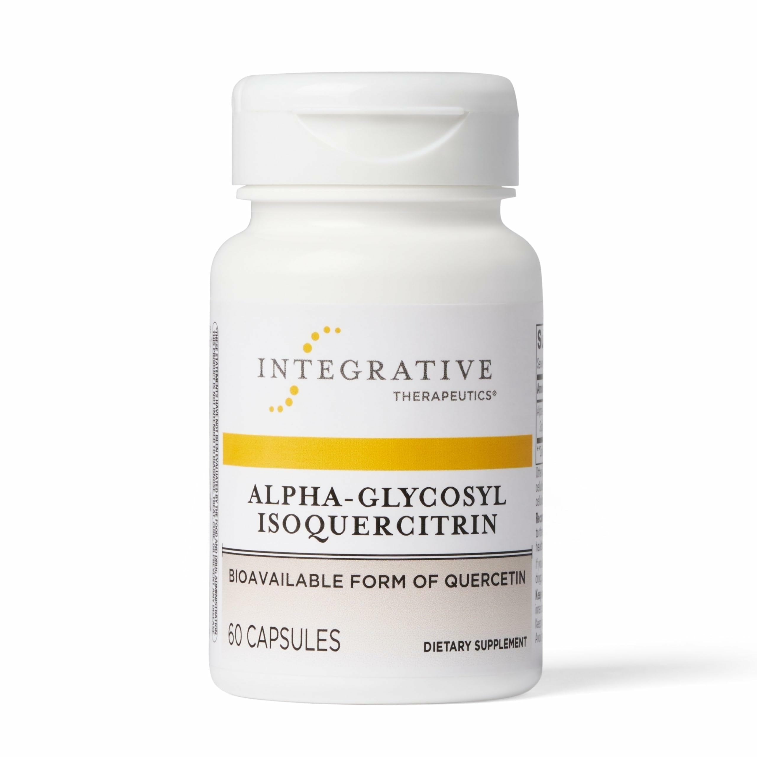 Integrative Therapeutics envase frontal mostrando etiqueta y beneficio de pureza