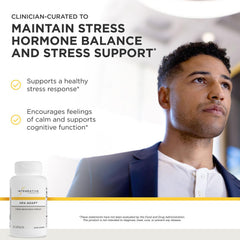 Integrative Therapeutics cápsulas HPA Adapt primer plano para dosificación fácil