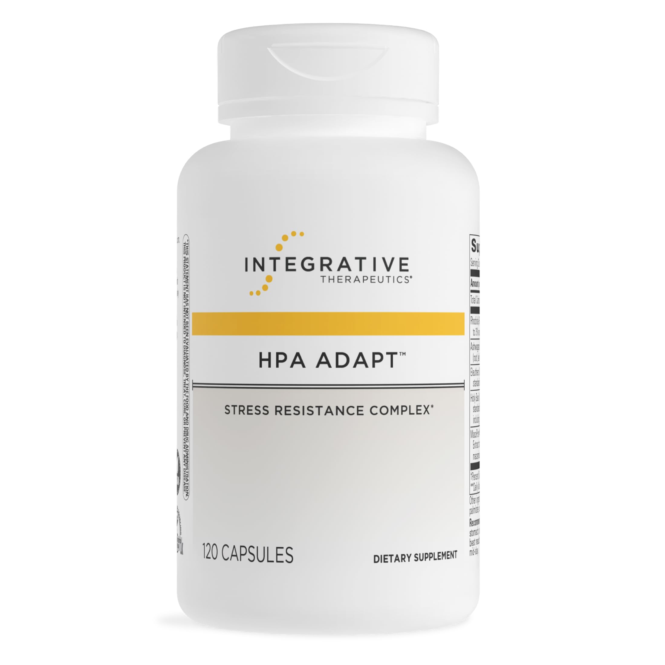 Integrative Therapeutics frasco HPA Adapt frente mostrando diseño y beneficios