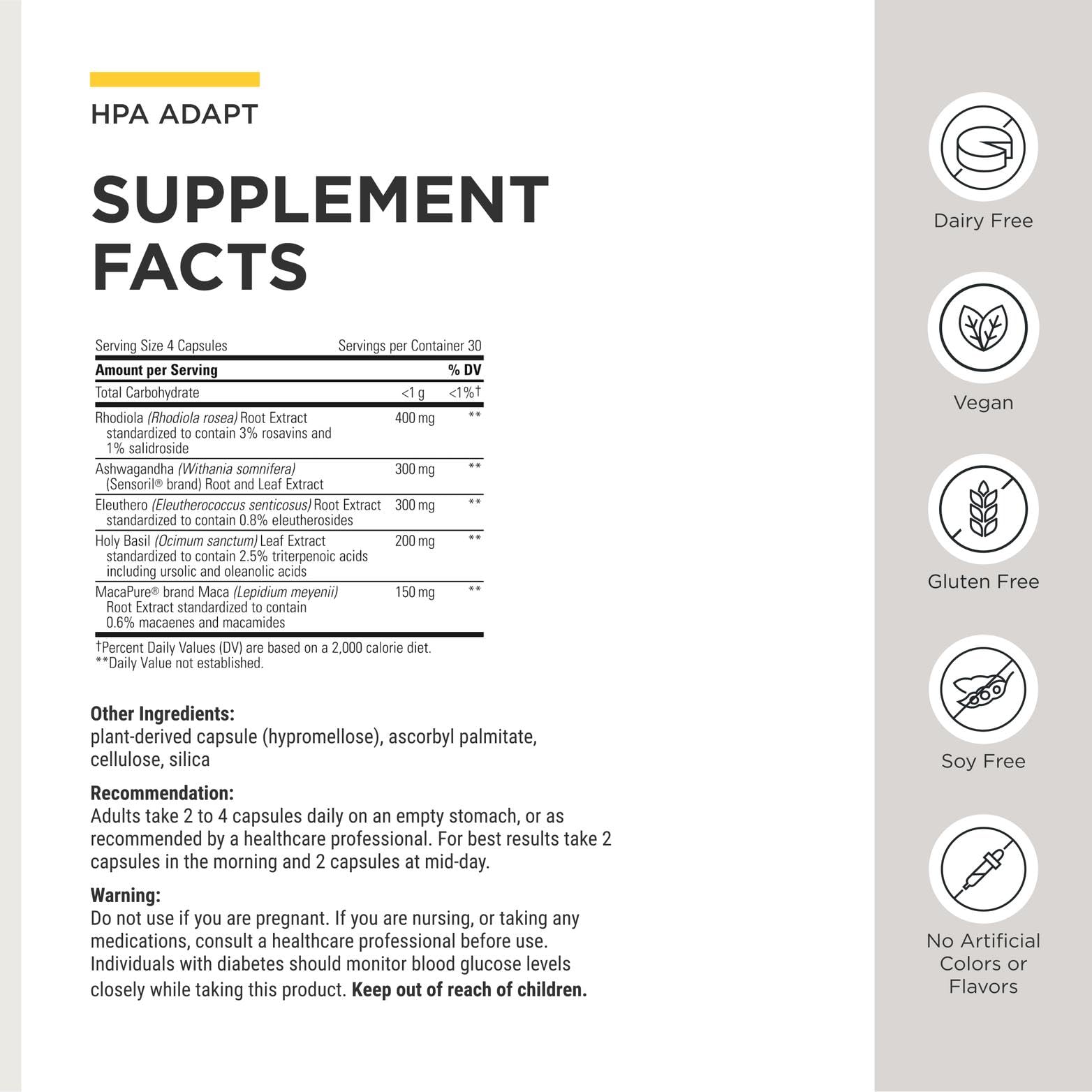 Integrative Therapeutics extracto y polvo de plantas textura natural y pureza