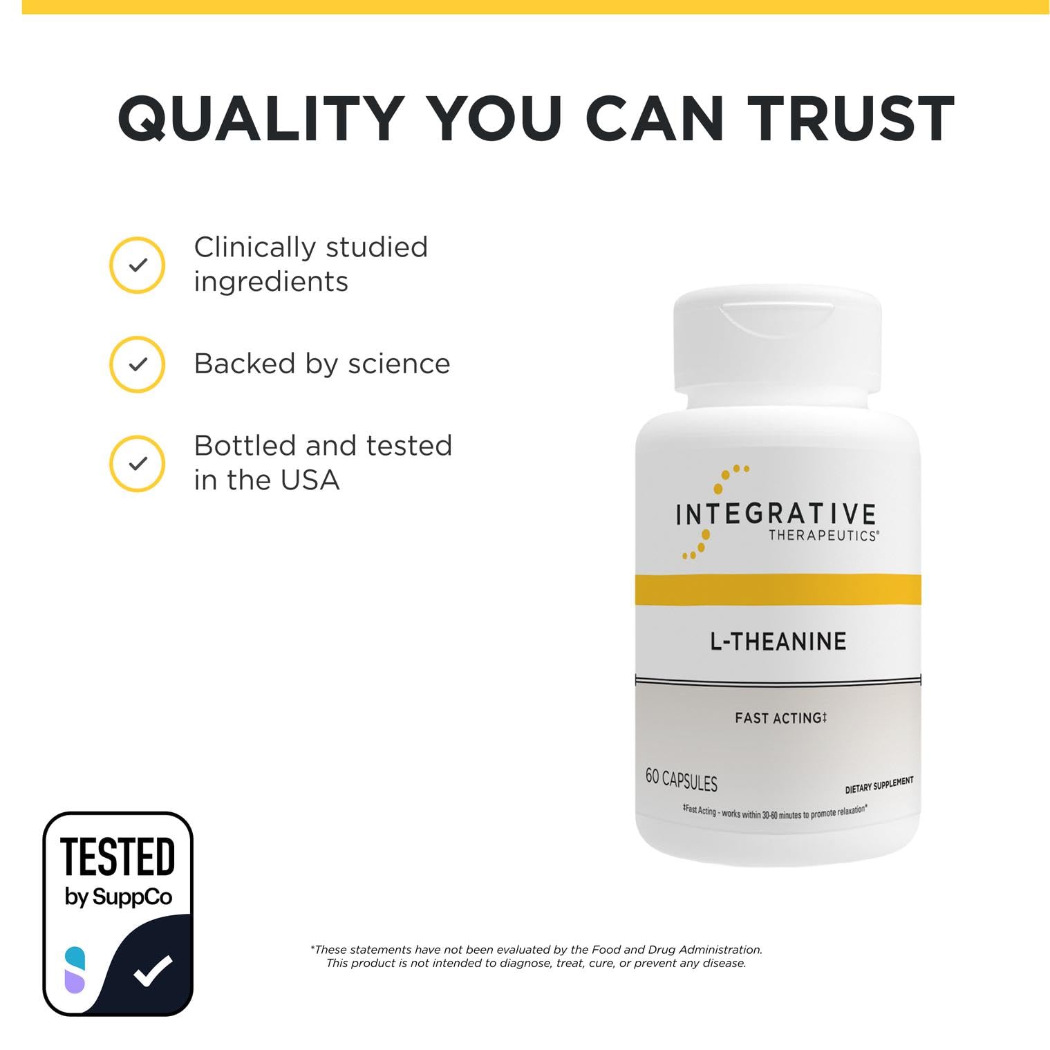 Integrative Therapeutics envase abierto con cápsulas visibles demostrando cantidad