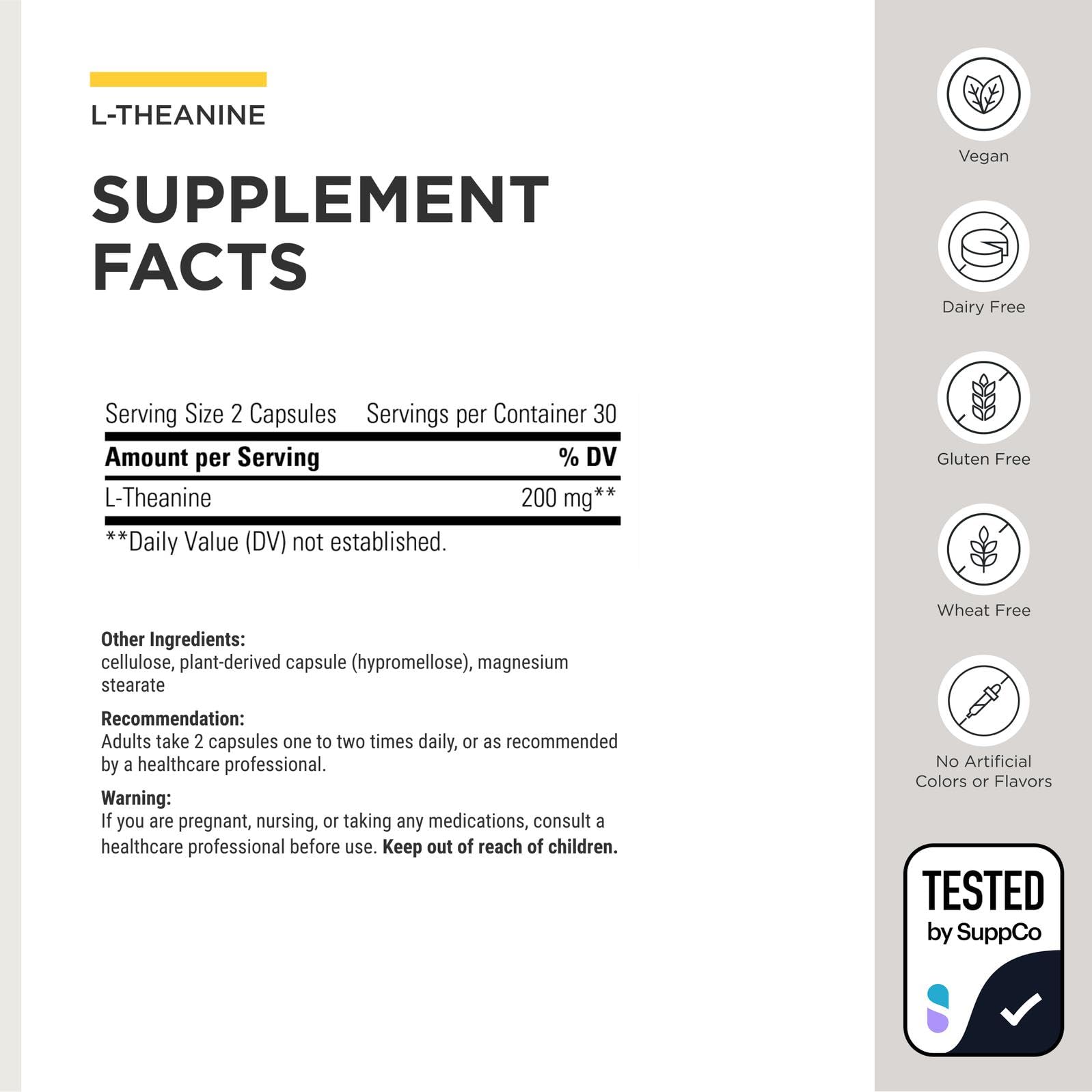 Integrative Therapeutics etiqueta con información nutricional clara y ventajas