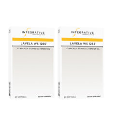 Integrative Therapeutics envase delantero de Lavela WS 1265 mostrando presentación y beneficio de relajación