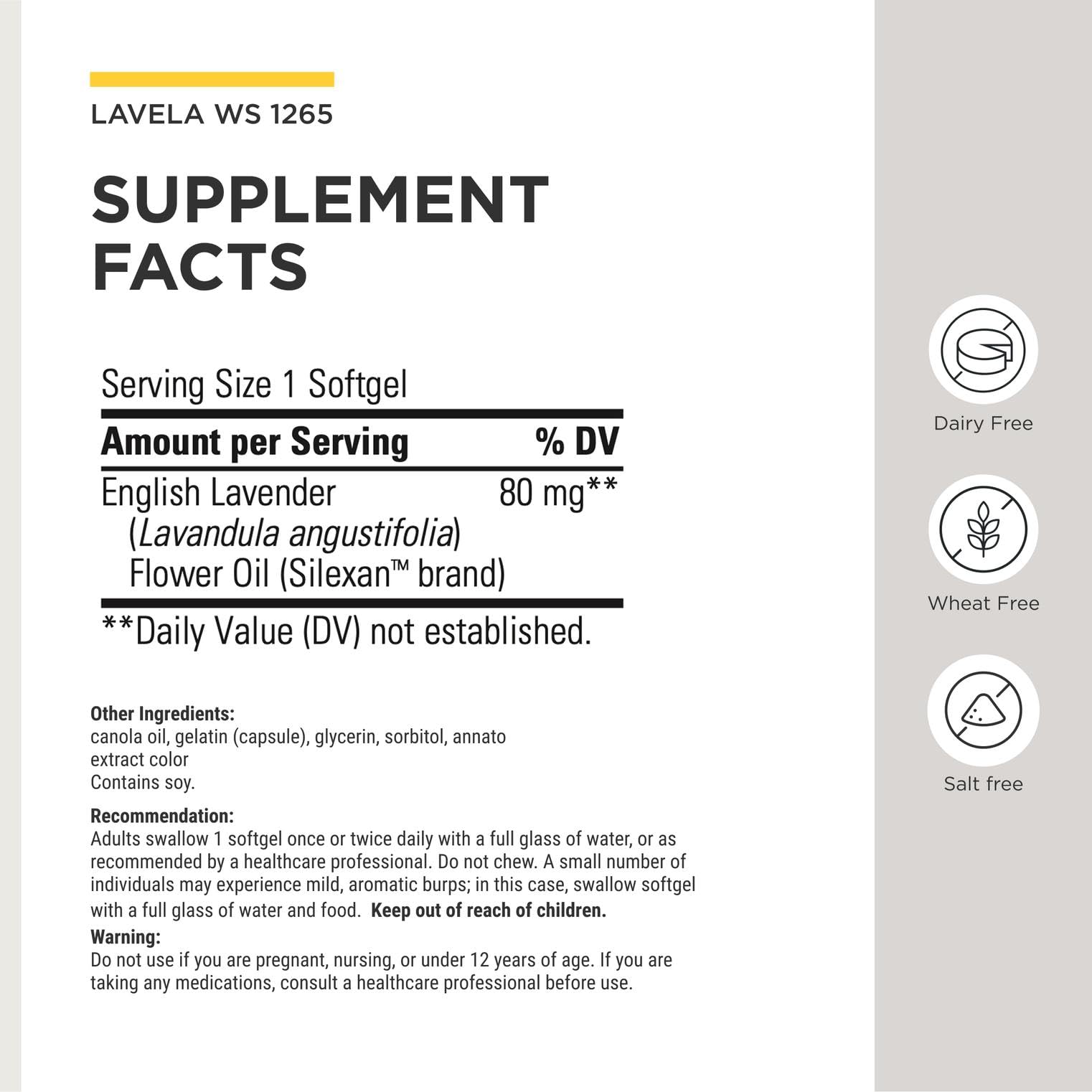 Integrative Therapeutics textura del aceite de lavanda Silexan resaltando su pureza