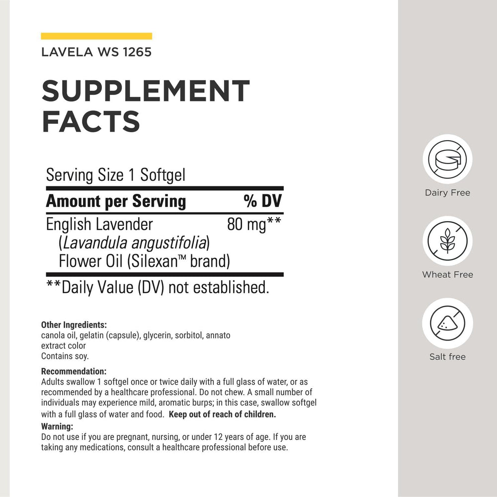 Integrative Therapeutics textura del aceite de lavanda Silexan resaltando su pureza