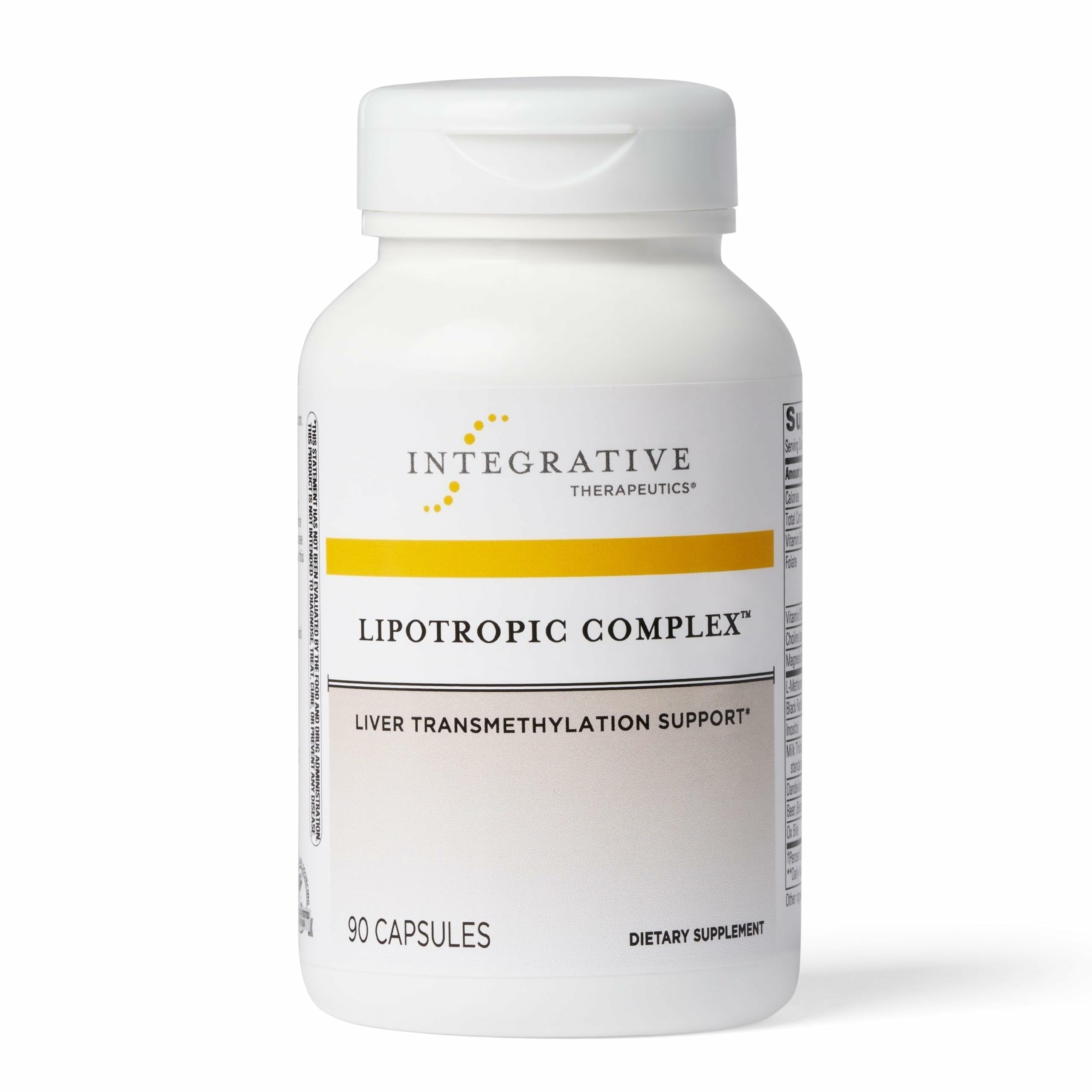 Integrative Therapeutics frasco delantero mostrando diseño y cantidad, promueve confianza