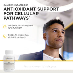 Integrative Therapeutics NAC cápsulas fuera del frasco para dosificación fácil