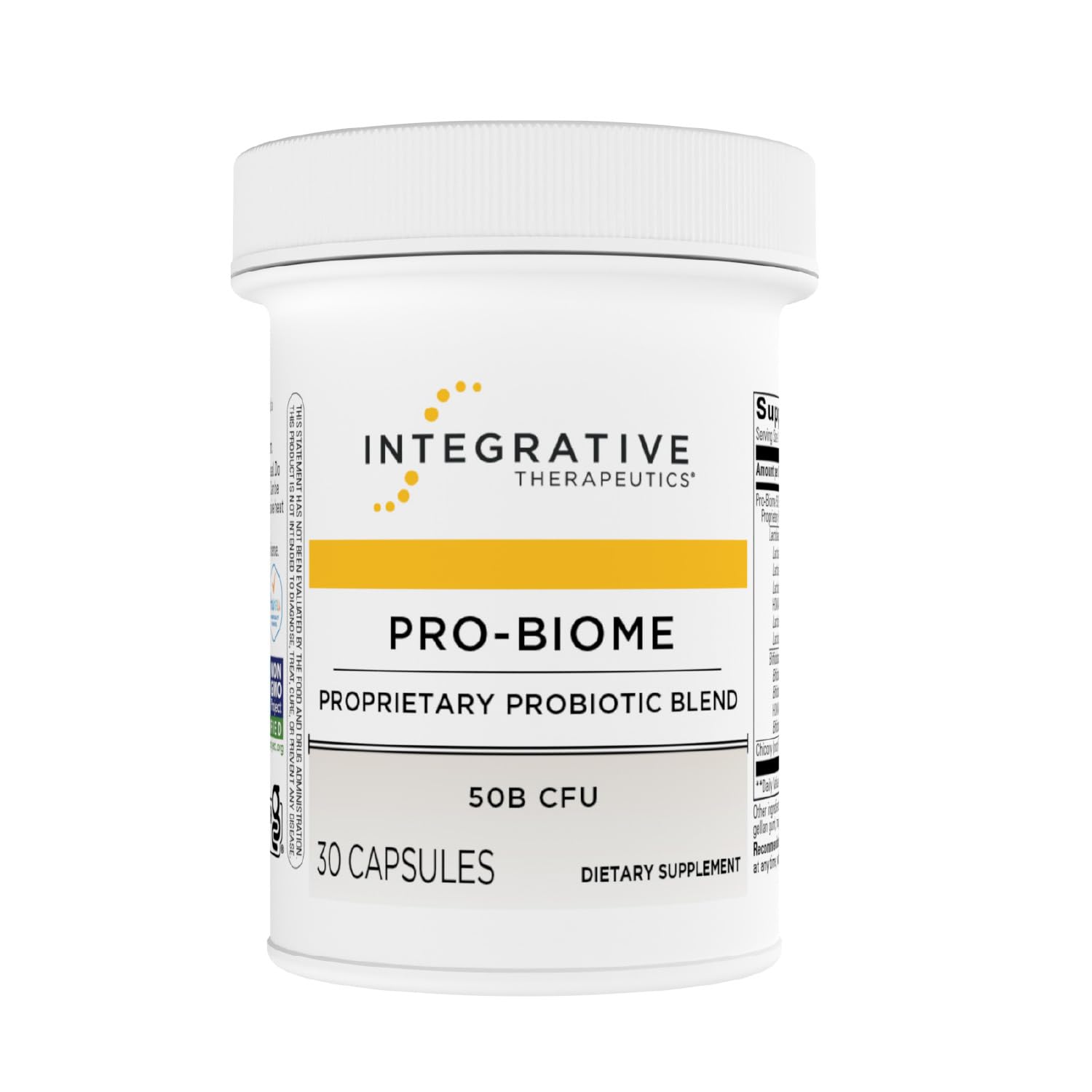 Integrative Therapeutics envase frontal mostrando el diseño y beneficio de soporte digestivo