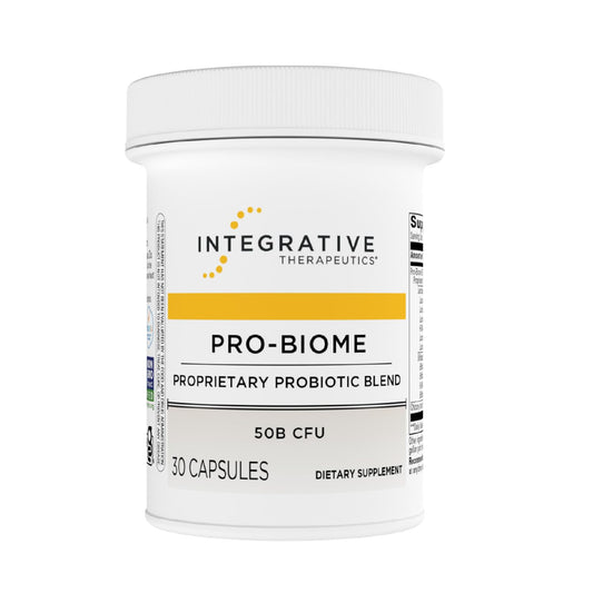 Integrative Therapeutics envase frontal mostrando el diseño y beneficio de soporte digestivo