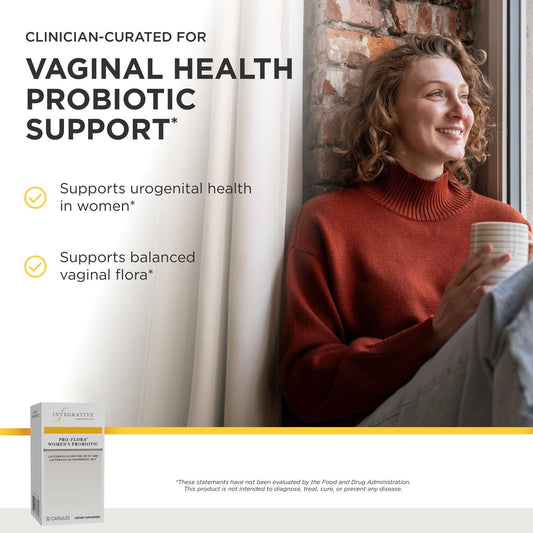 Integrative Therapeutics cápsula en mano lista para consumo diario conveniente