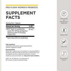 Integrative Therapeutics etiqueta con cepas L. rhamnosus GR‑1 y L. reuteri RC‑14