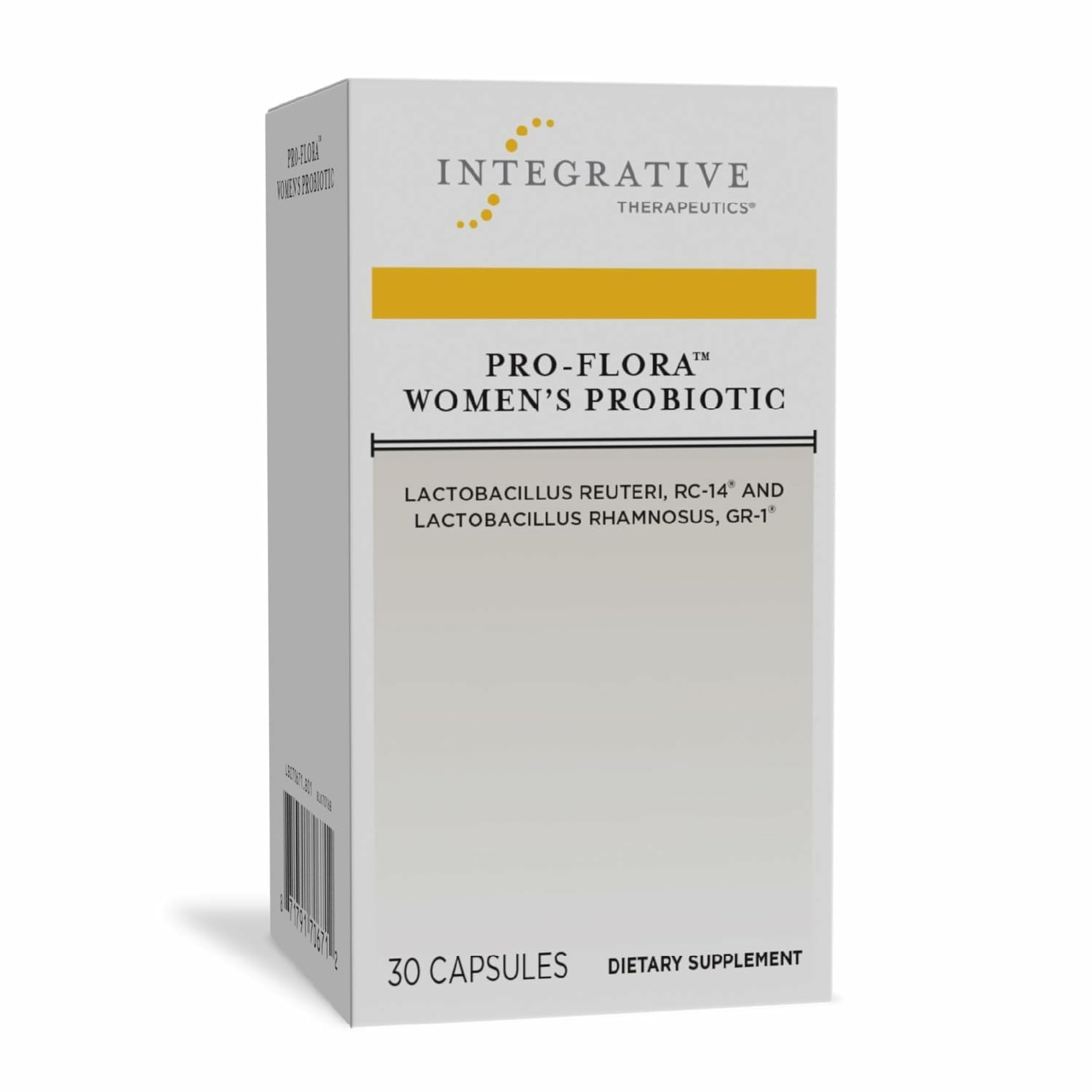 Integrative Therapeutics frente del empaque mostrando beneficios claros