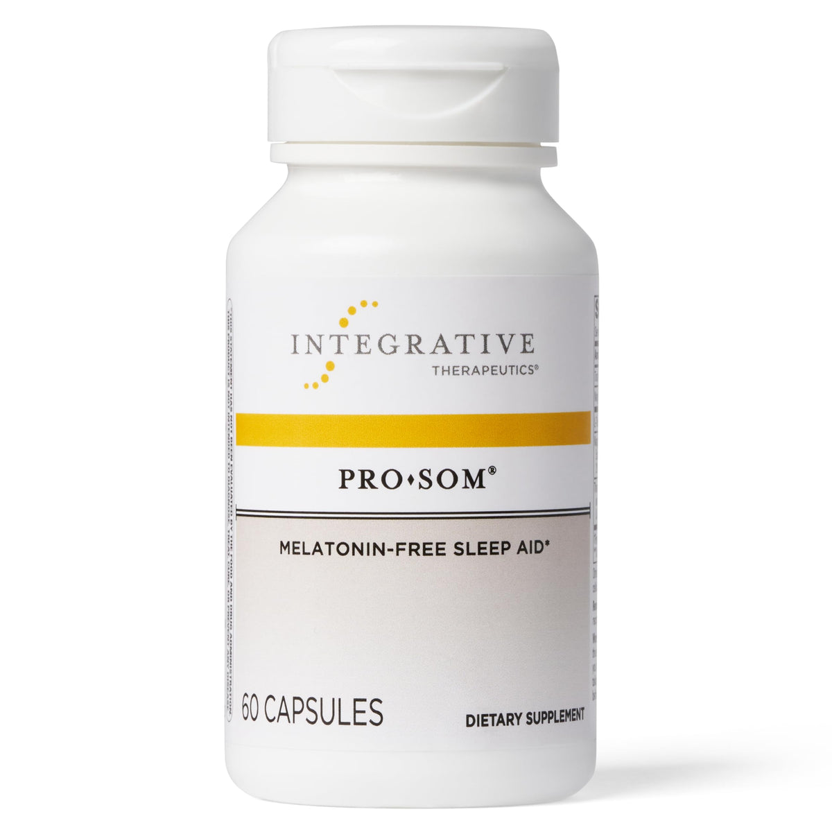 Integrative Therapeutics frasco frontal mostrando etiqueta y beneficio relajante