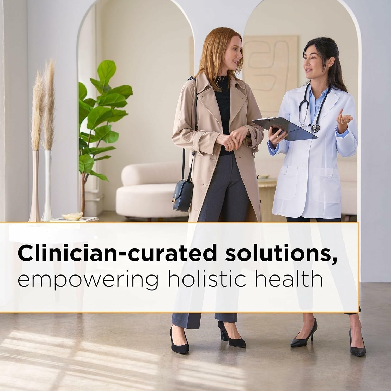 Integrative Therapeutics envase abierto con cápsulas visibles para percepción de cantidad
