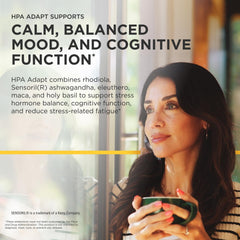 Integrative Therapeutics escena nocturna con Cortisol Manager apoyando relajación antes de dormir